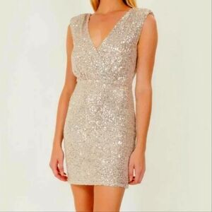 Likely Brienne Sequined Sequin Mini Dress 0 NWT